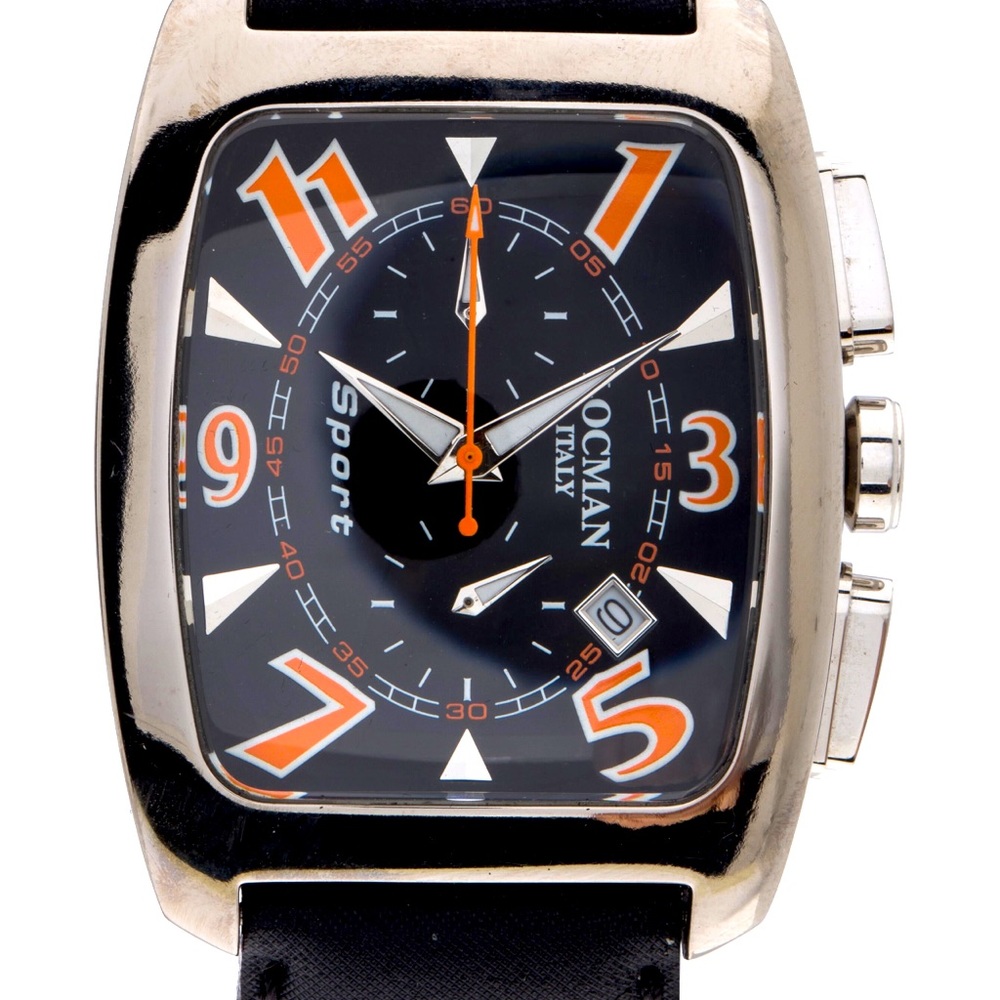 Men’s-Unisex Locman Titanio Tonneau Watch